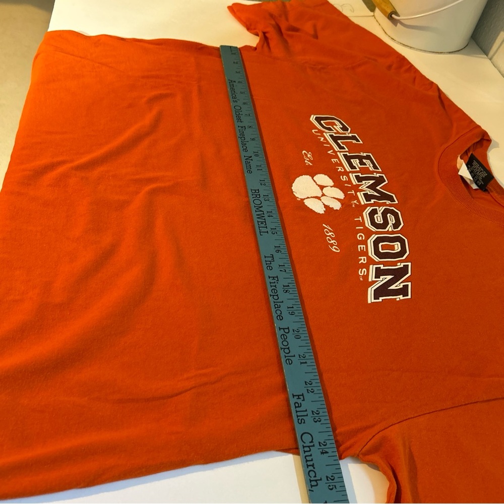 Jansport Clemson University Tigers Orange Short Sleeve Shirt Size XL - Picture 5 of 6